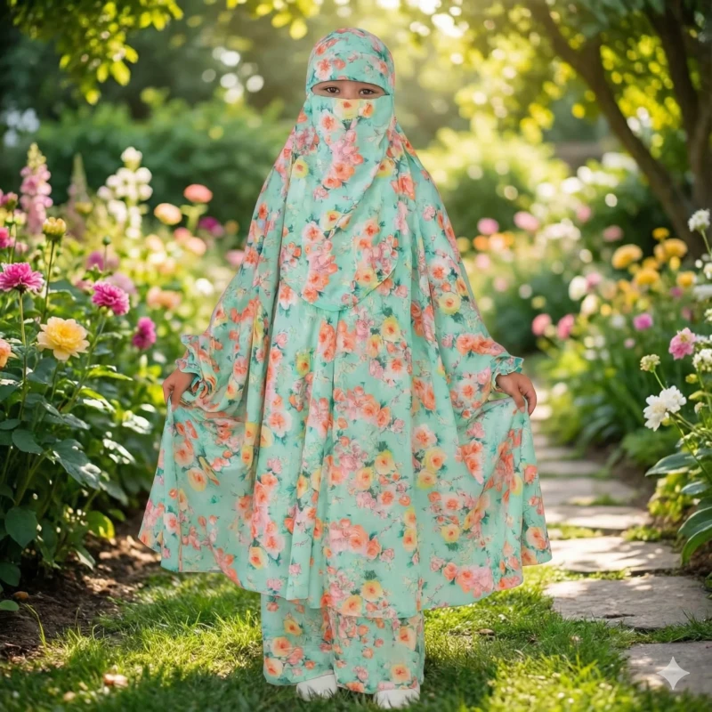 Woman Cotton Khimar Sets